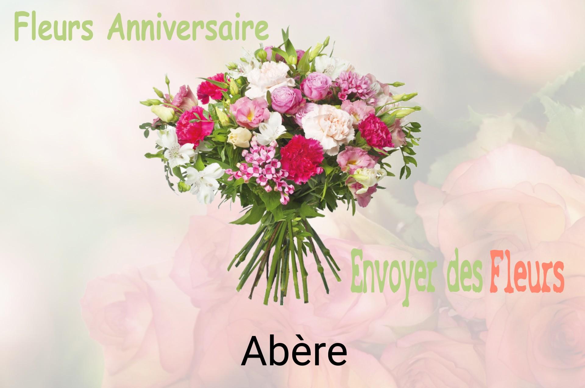 Bouquet de fleurs d’anniversaire livré à Abère