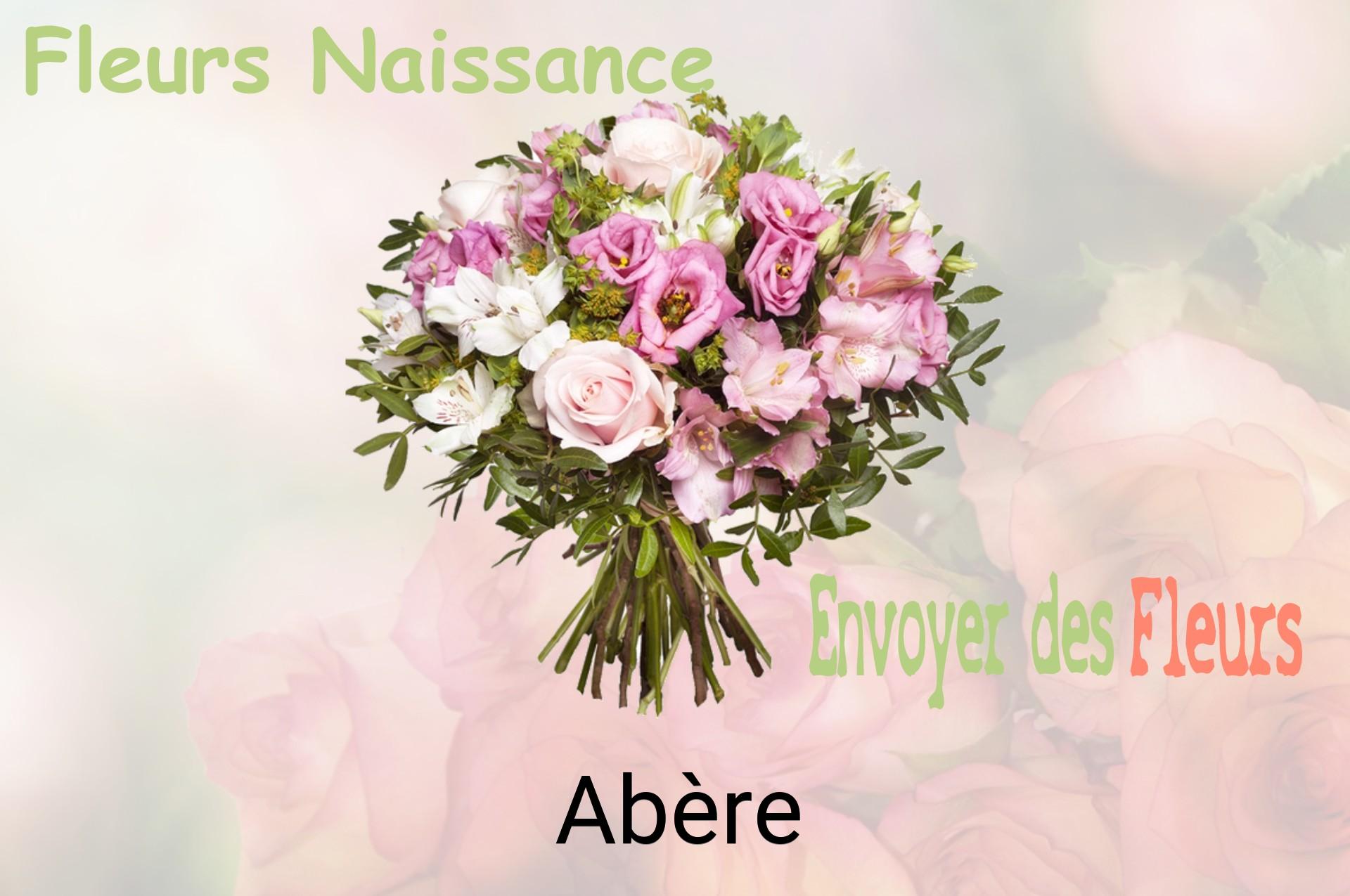 Bouquet de fleurs de naissance livré à Abère